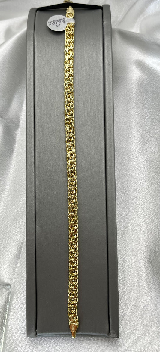 14K Chino Link Gold Bracelet