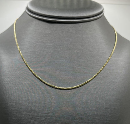 14K Cuban Chain Necklace - 3.4 g