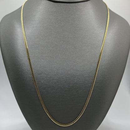 14K Cuban Chain Necklace - 11.2 g