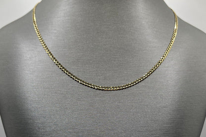 14K Concave Necklace