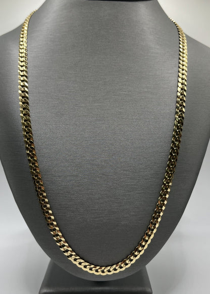 14K Concave Chain - 24.7 g