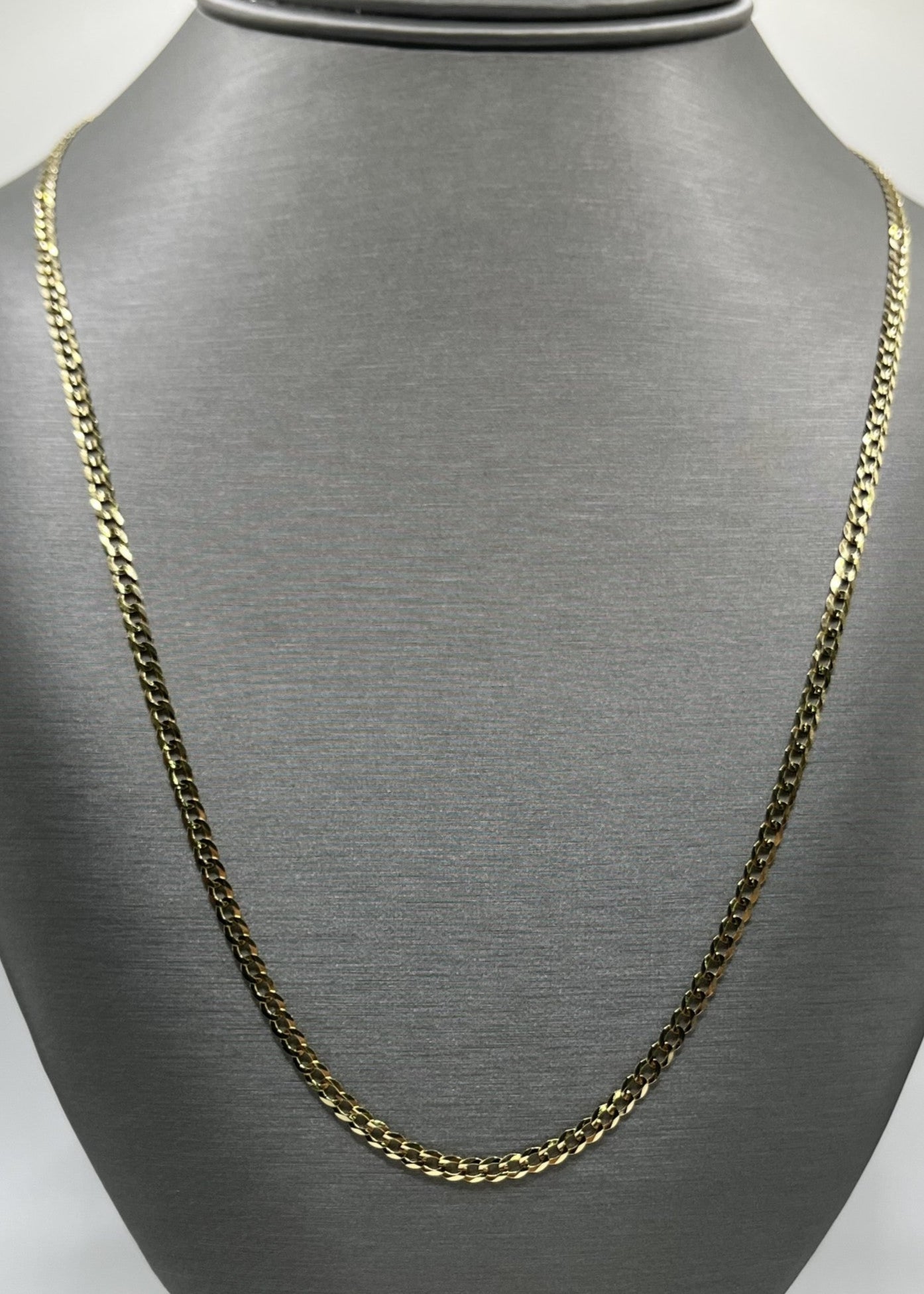 14K Concave Necklace - 6.5 g