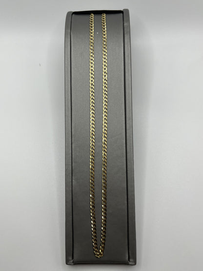 14K Concave Necklace - 6.5 g