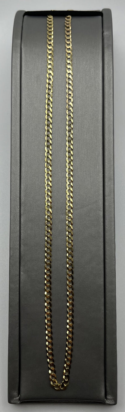 14K Concave Chain - 7.1 g