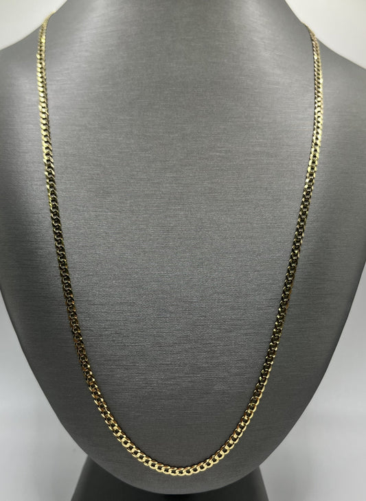 14K Concave Chain - 7.1 g