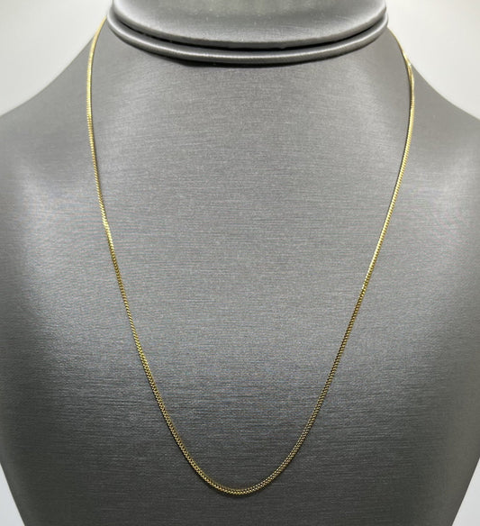 14K Cuban Chain Necklace - 2.7g