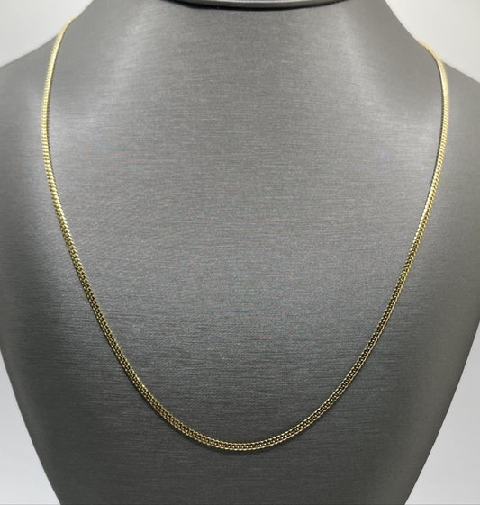 14K Cuban Chain Necklace - 8.1g