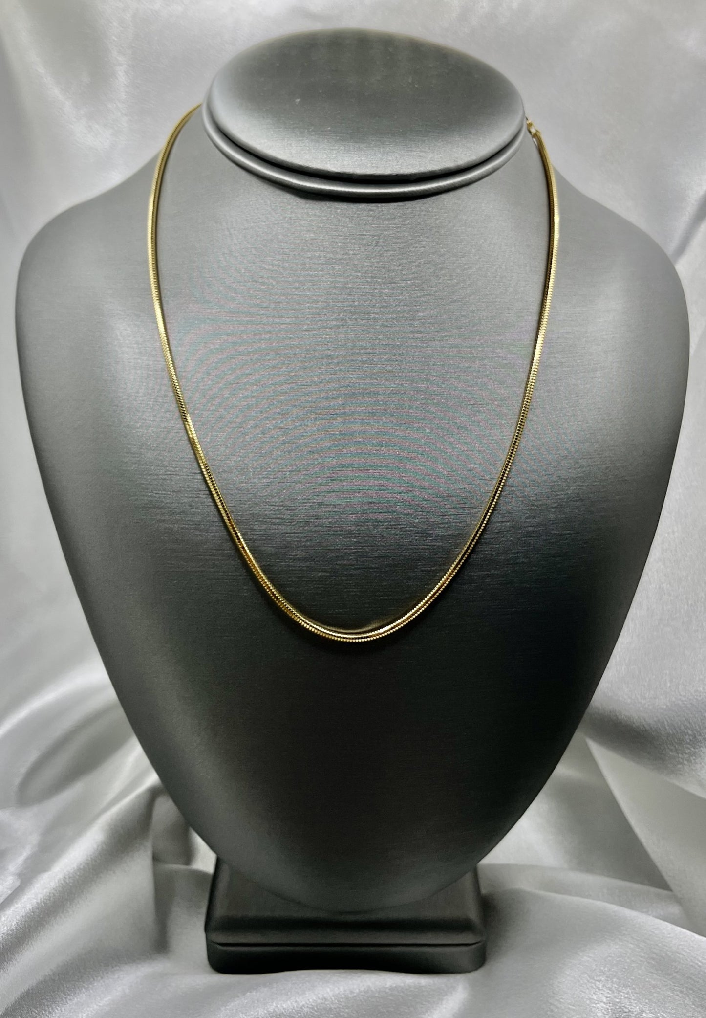 14K Snake Necklace